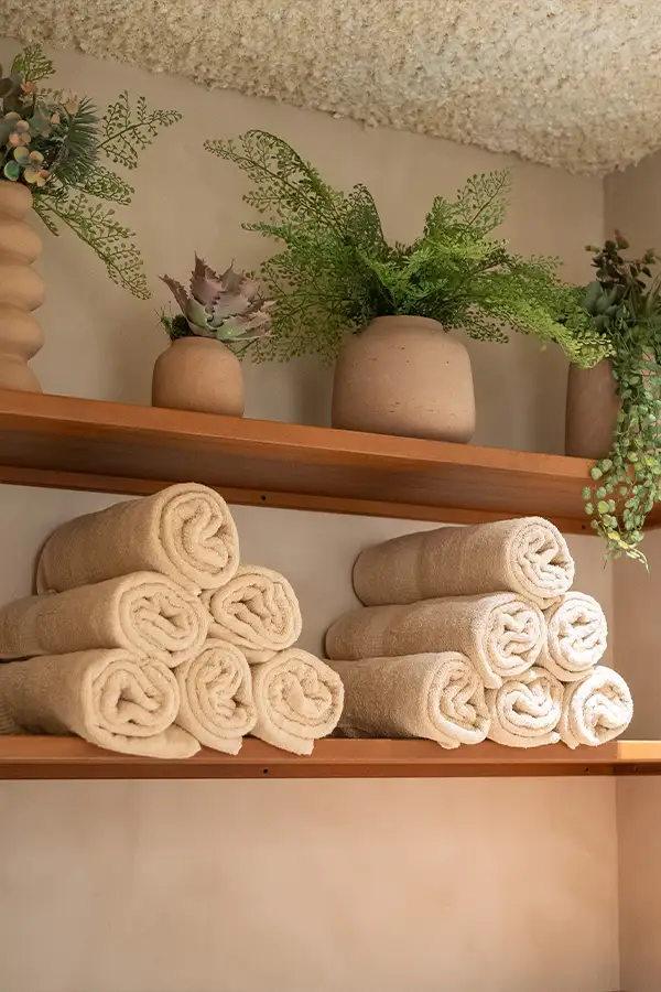 serviettes de spa hotel caprici