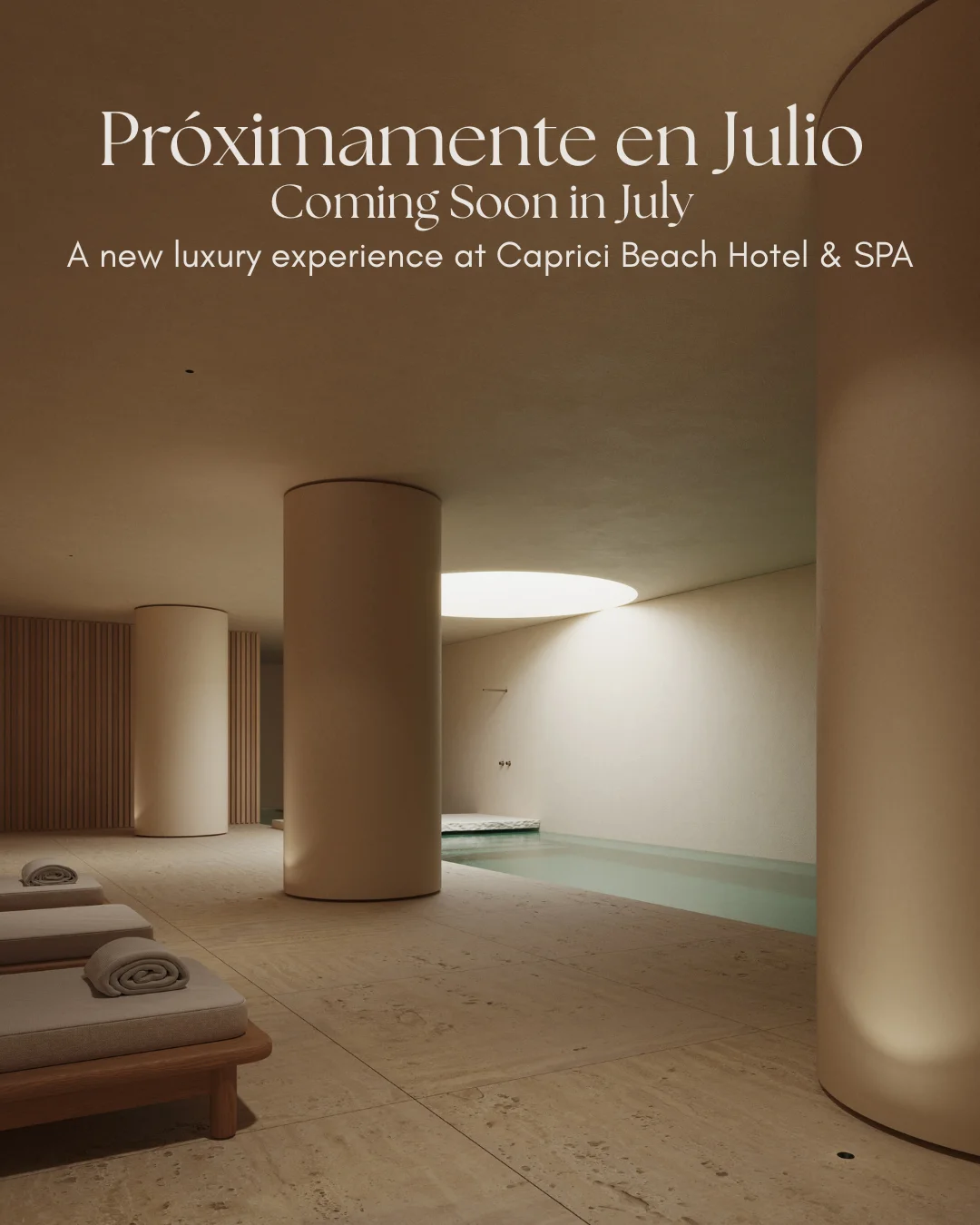 spa y wellness caprici beach hotel spa proximamente